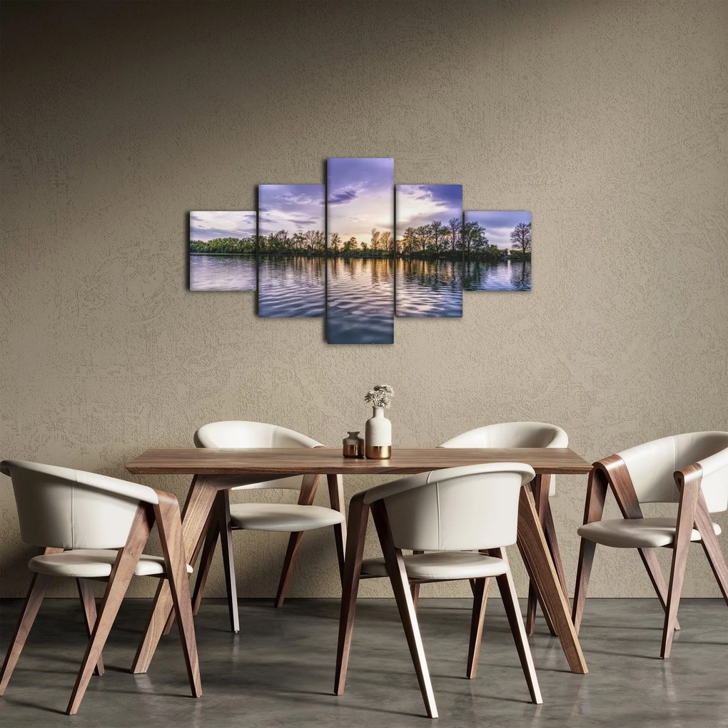 Obraz jeziora (125x70 cm)