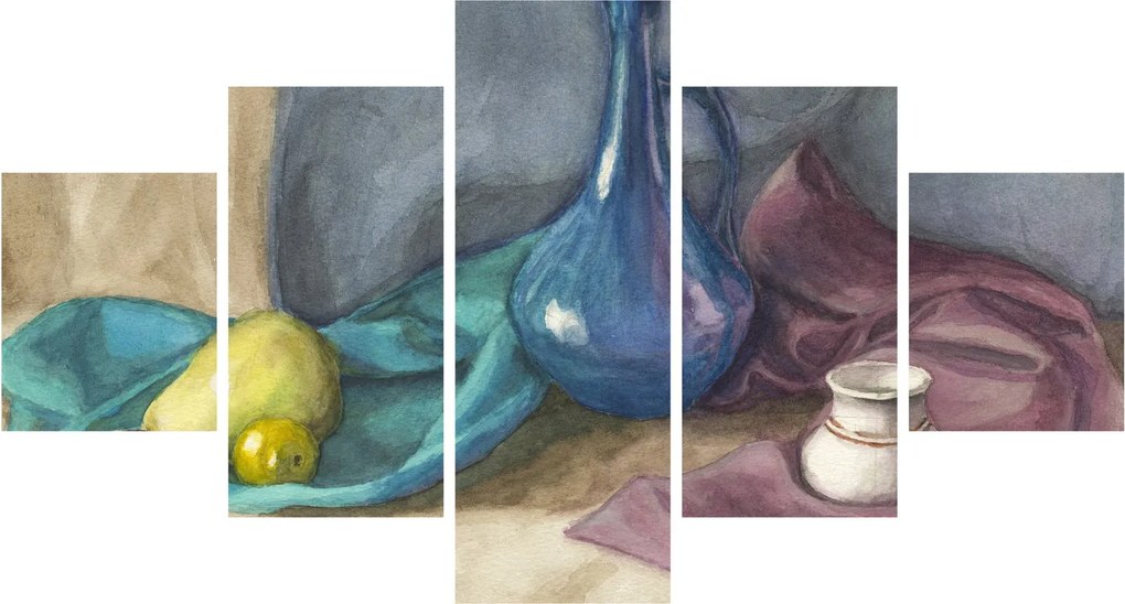 Obraz - Malowana martwa natura (125x70 cm)