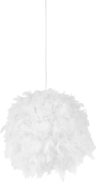 Rustykalna lampa wisząca biała - Feather