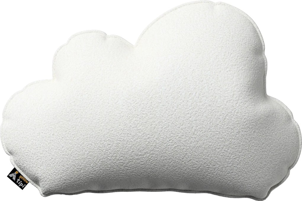 Poduszka Soft Cloud kolor biały tkanina strukturalna