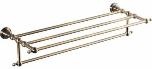 SAPHO 1318-14 Diamond półka na ręczniki z uchwytem 60 cm, brąz