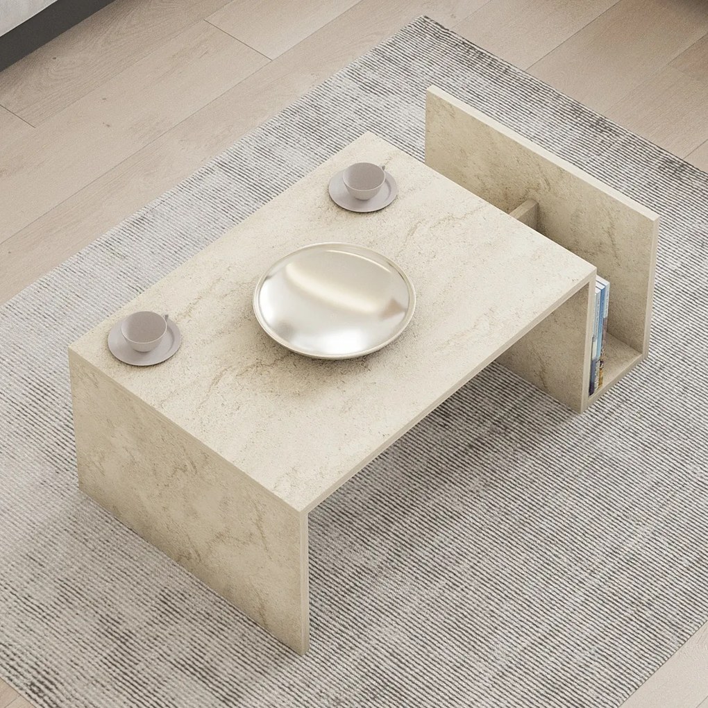 Stolik konferencyjny Memo Travertine