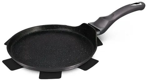 Berlinger Haus Patelnia do naleśników z powłoką marmurową Carbon PRO Line, 25 cm