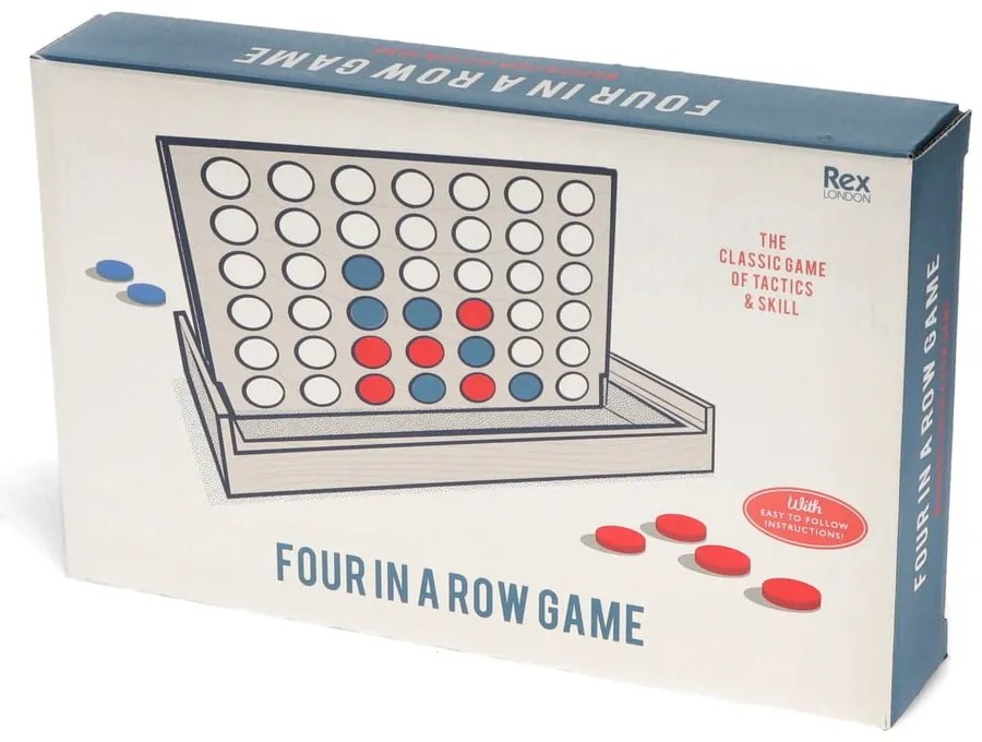 Gra typu kółko i krzyżyk Four in a Row game set – Rex London