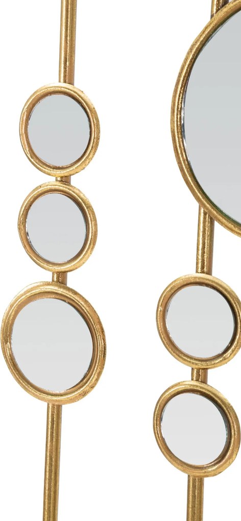 Ozdoba na ścianę z lusterkami, 35,5 x 90 cm