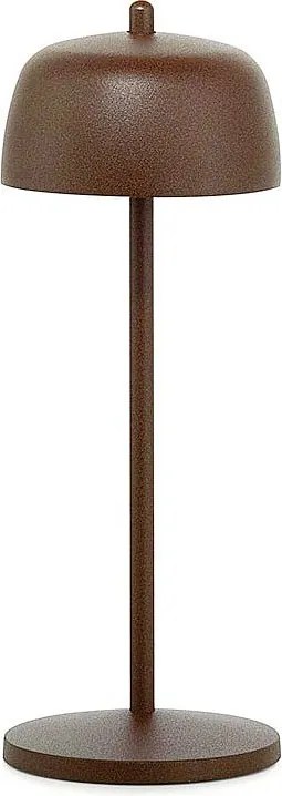 Lampa stołowa LED Zafferano CIRCE Corten z możliwością ładowania i ściemniania