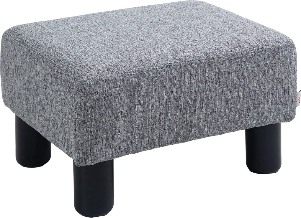 HOMCOM Pufa z eleganckim materiałowym pokryciem