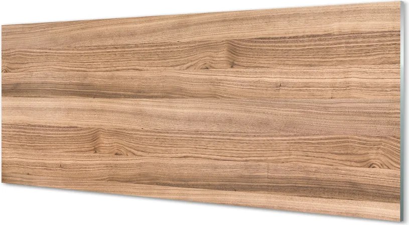 Panel szklany do Kuchni Szlachetna Struktura Drewna