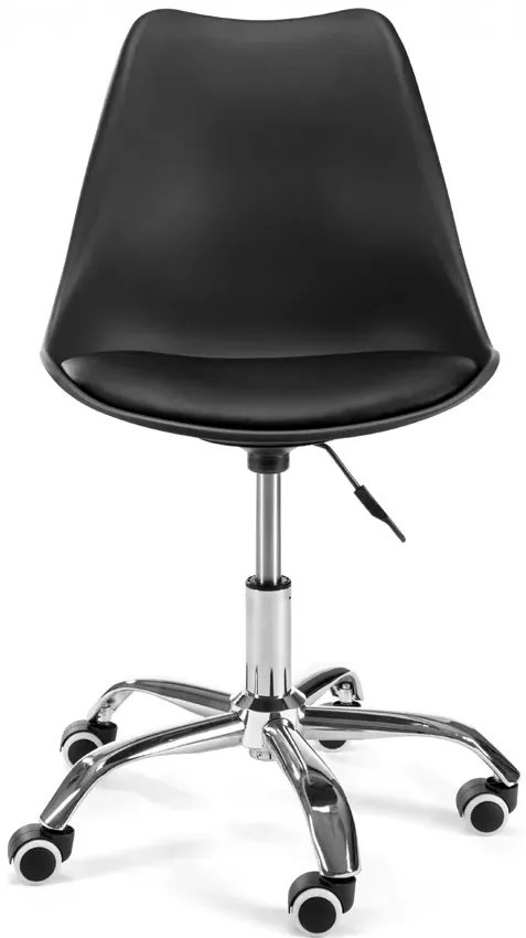Fotel obrotowy do nauki czarny P9-W03