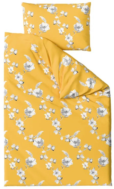 PrzytulneMieszkanie.pl PrzytulneMieszkanie.pl Pościel z mikrofibry YELLOW ROSE żółte Rozmiar pościeli: 2 szt 70 x 90 cm | 200 x 220 cm