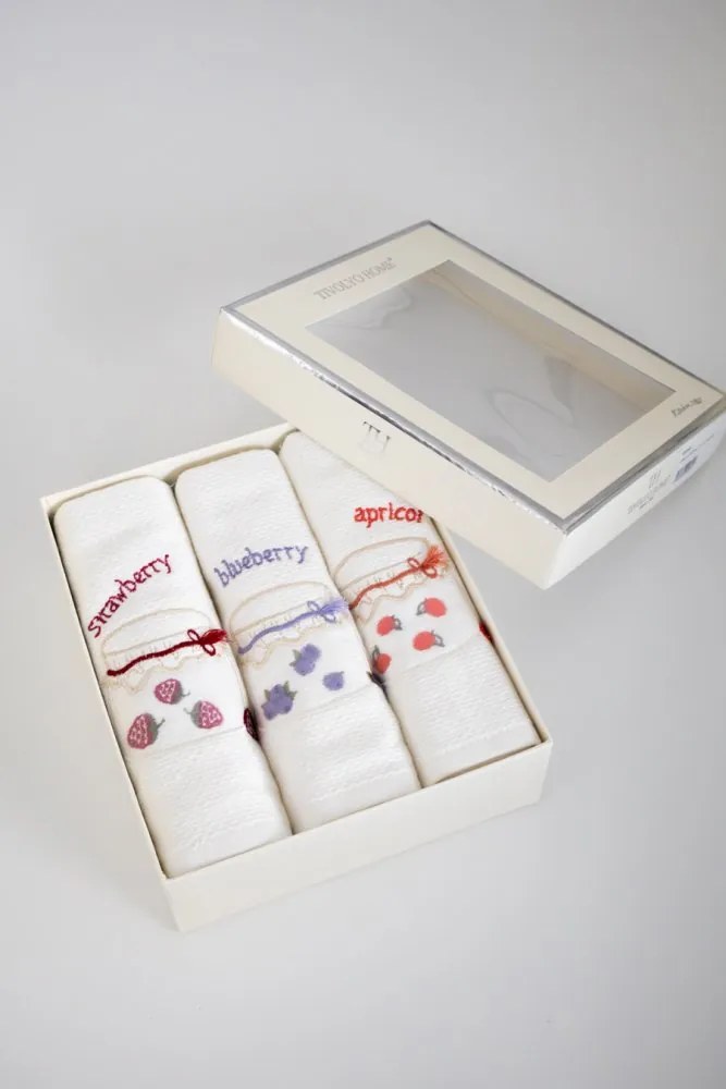 Ręczniki kuchenne JAMS, 3 szt Biały Zestaw (3szt., 40x60 cm)