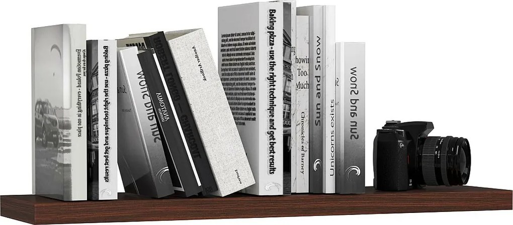 Półka AKORD PS4 Wenge 80 cm kolor Wenge mat 1 półka 80x20x3,2 cm