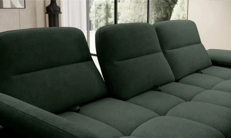 Narożnik FALCAO S układ L Lewostronny z funkcją RELAX w ktaninie AURORA 11 WERSAL