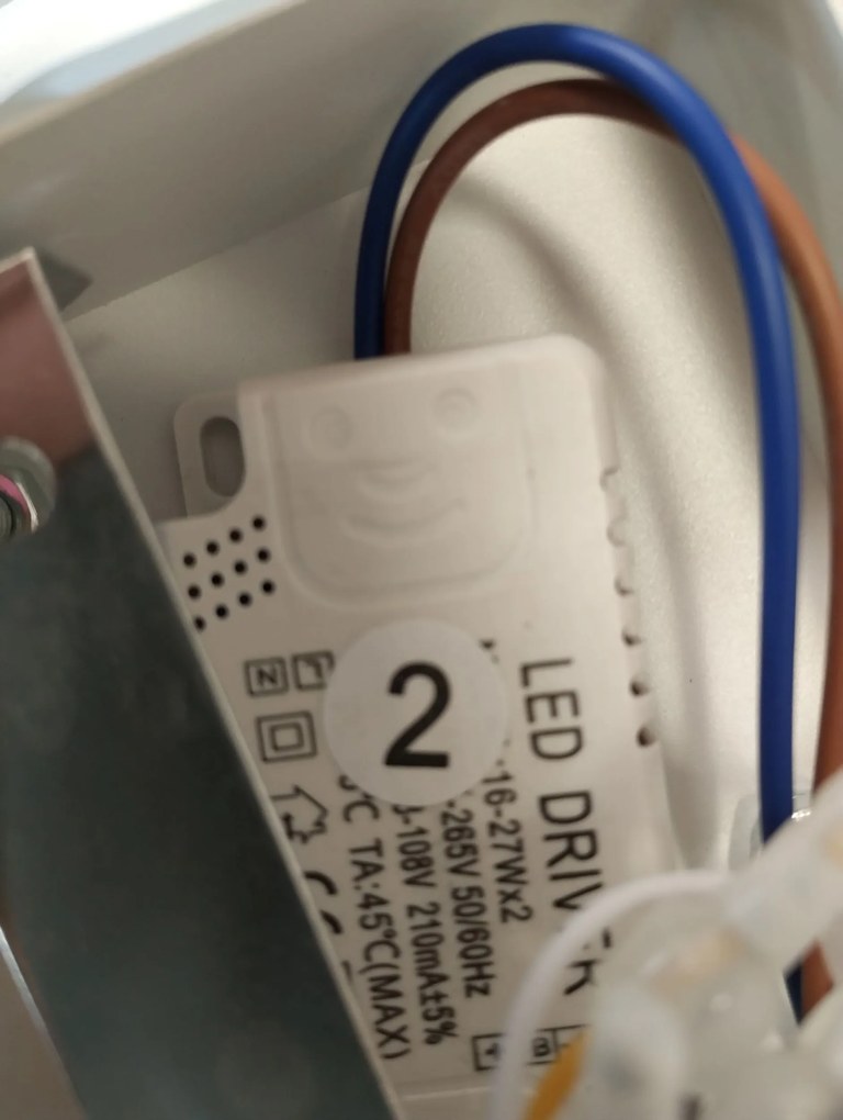 Plafon lampa LED sufitowa kwadrat metalowa AT66-2SL-Biała