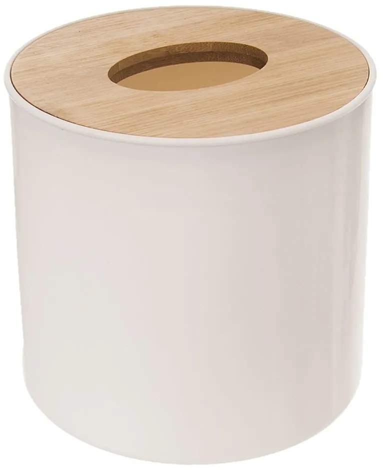 Biały biurowy plastikowy kosz na śmieci 1,6 l Whitney – Orion