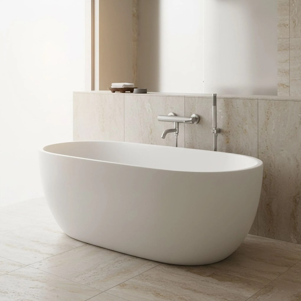 Bateria wannowa REA Argon Nikiel Szczotkowany