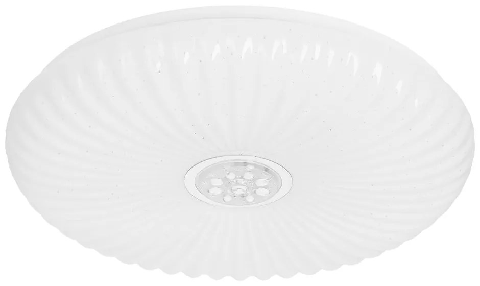 Biała lampa sufitowa LED ze zdalnym sterowaniem i ściemniaczem 38x38 cm Perola – Candellux Lighting