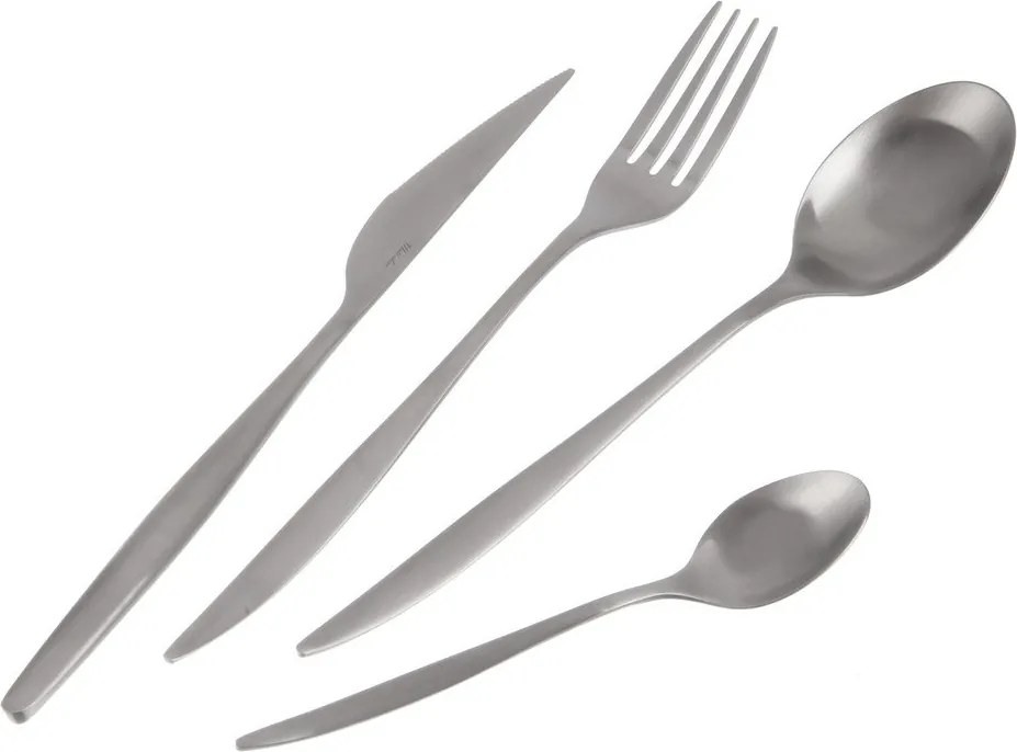 Sztućce ze stali nierdzewnej w kolorze srebra 24 szt. – Orion