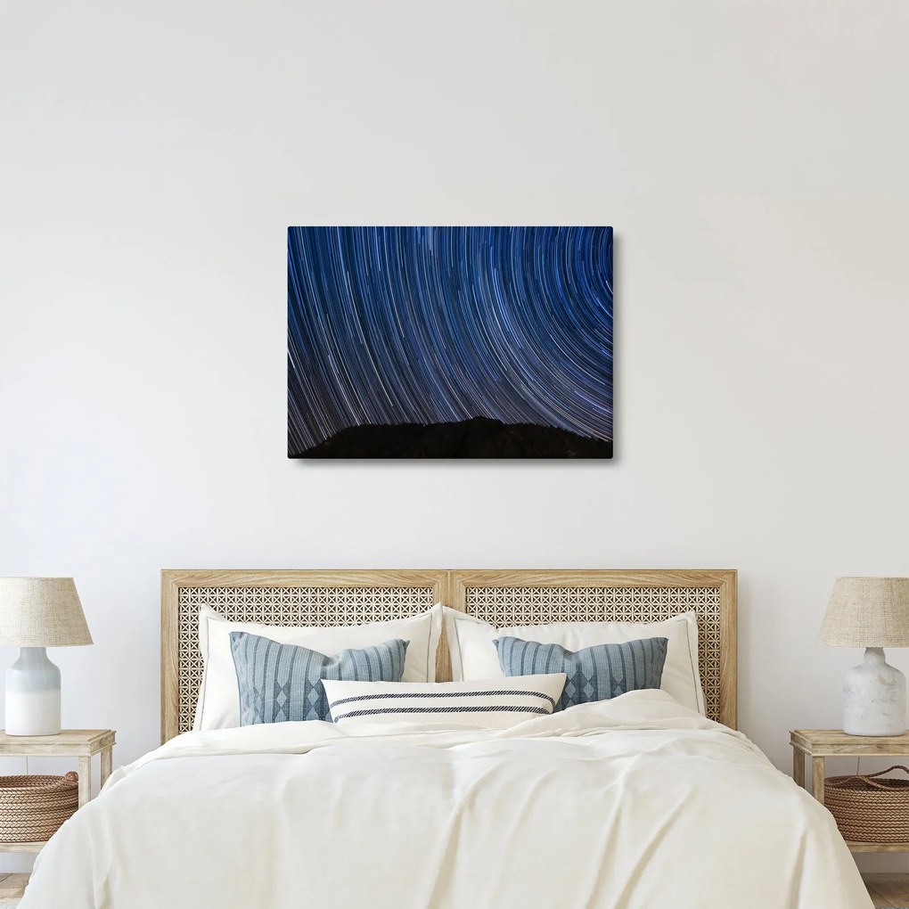 Obraz nocnych gwiazd i nieba (70x50 cm)