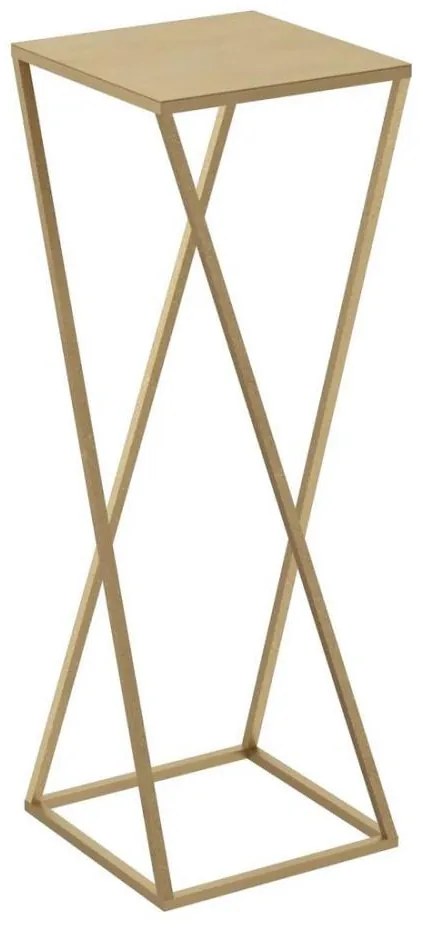 Stojak na kwiaty 70x24 cm złoty