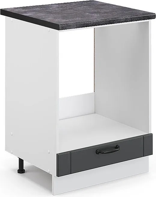 Szafka kuchenna antracytowy domek wiejski 60x60x82 fame-line