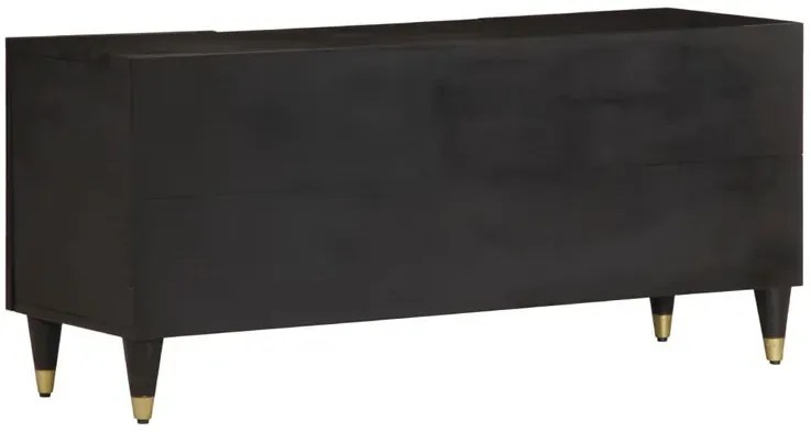 Czarna niska szafka pod telewizor T1-M09