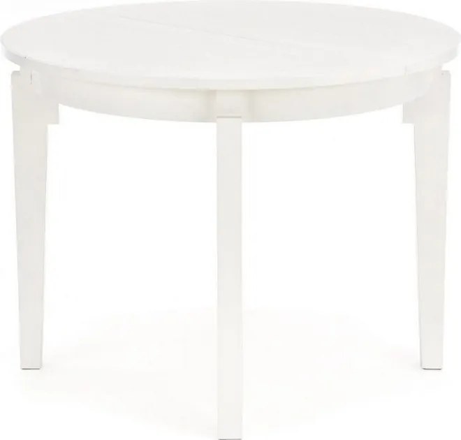 Okrągły stół do jadalni z funkcją rozkładania Sorbus biały