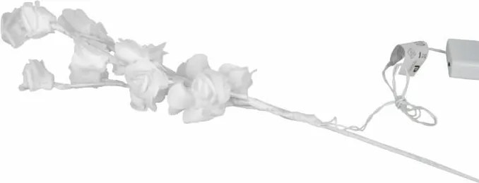 Dekoracja świetlna - Dekoracyjna róża - 16 LED, 45 cm