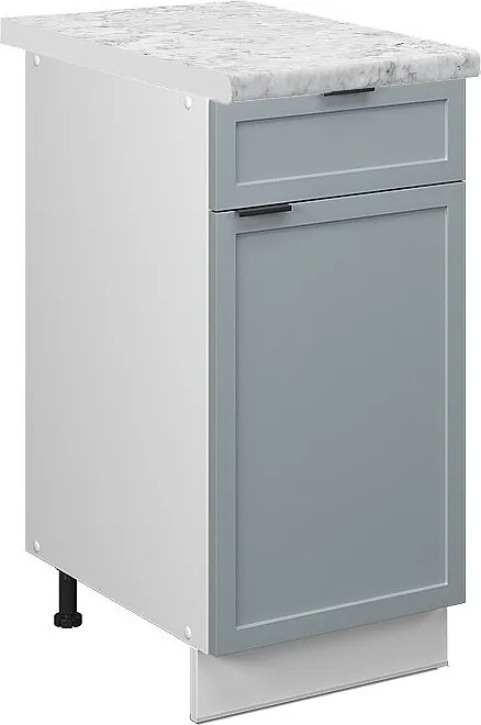 Szafka dolna do kuchni jasnoniebiesko-szary 40x60x82 fame-line