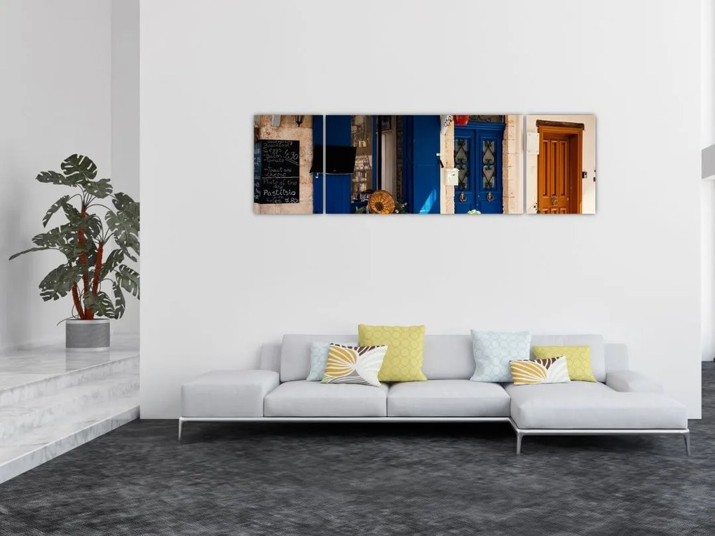 Obraz - Greckie posiedzenie (170x50 cm)