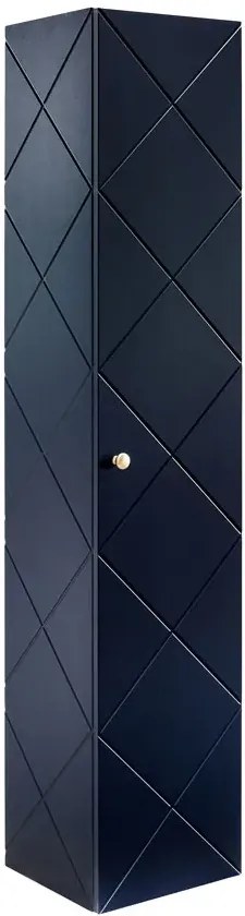 Granatowy słupek łazienkowy w stylu glamour S6-K75