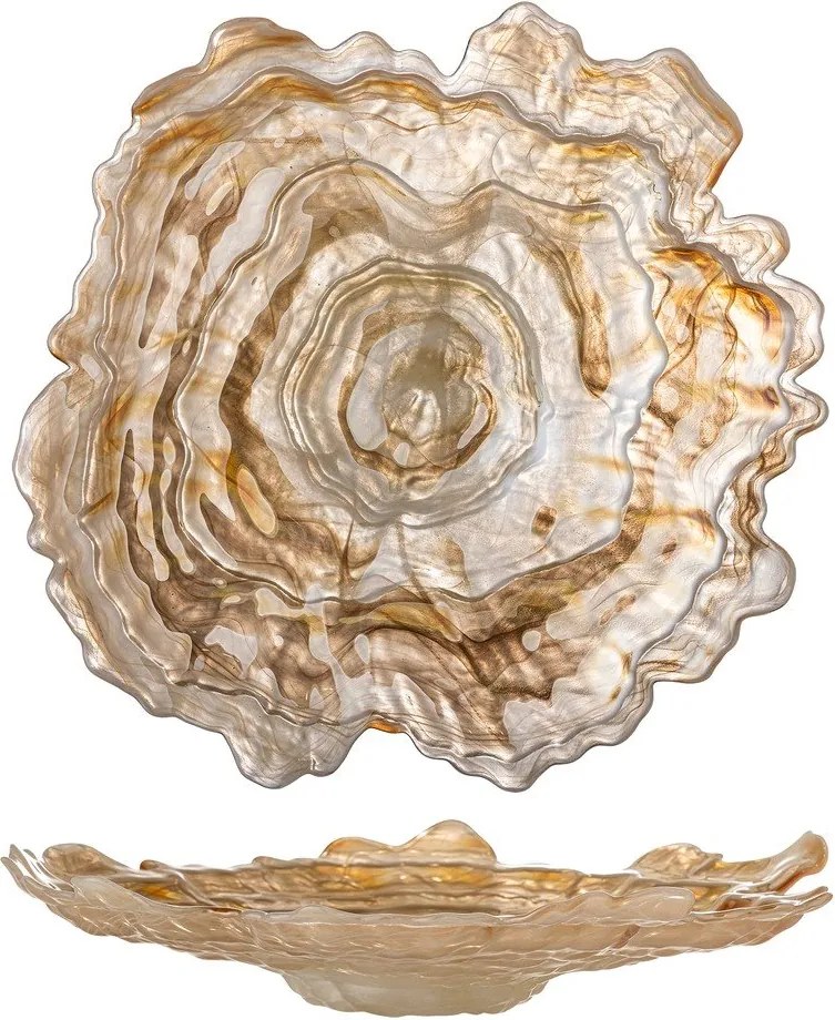 Beżowa szklana misa ø 38,5 cm Asimi – Bloomingville