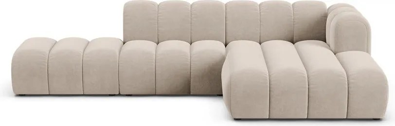 Beżowy narożnik (prawostronny) Lupine – Micadoni Home