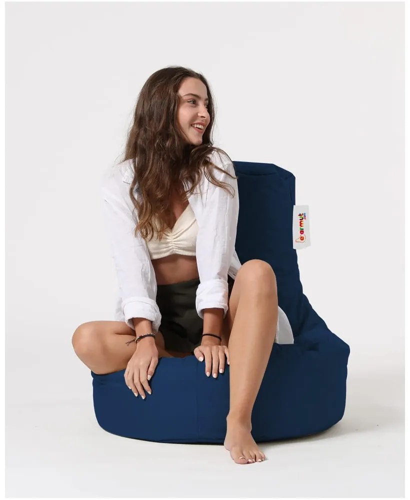 Ciemnoniebieski worek do siedzenia Lina – Floriane Garden