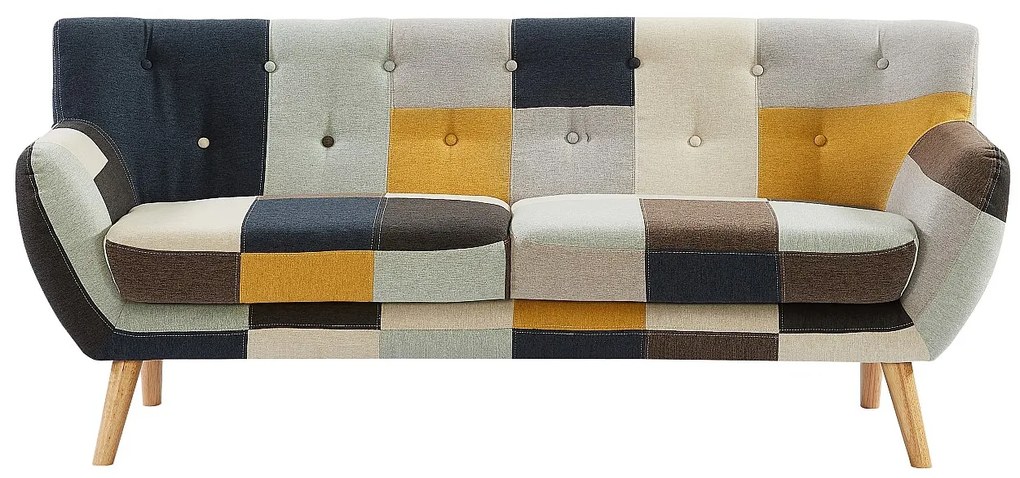 Kanapa 3-osobowa z tkaniny patchwork SERTI II