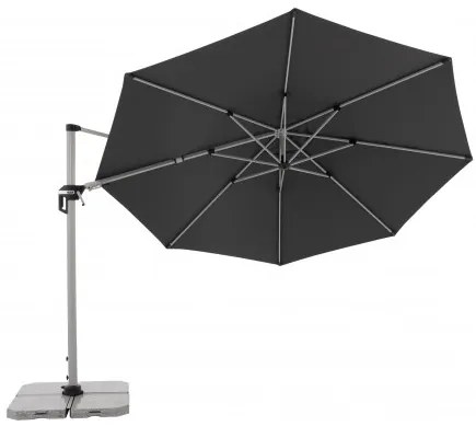 ACTIVE 370 cm - wahadłowy parasol ogrodowy z drążkiem bocznym : Substancja Desen - 840