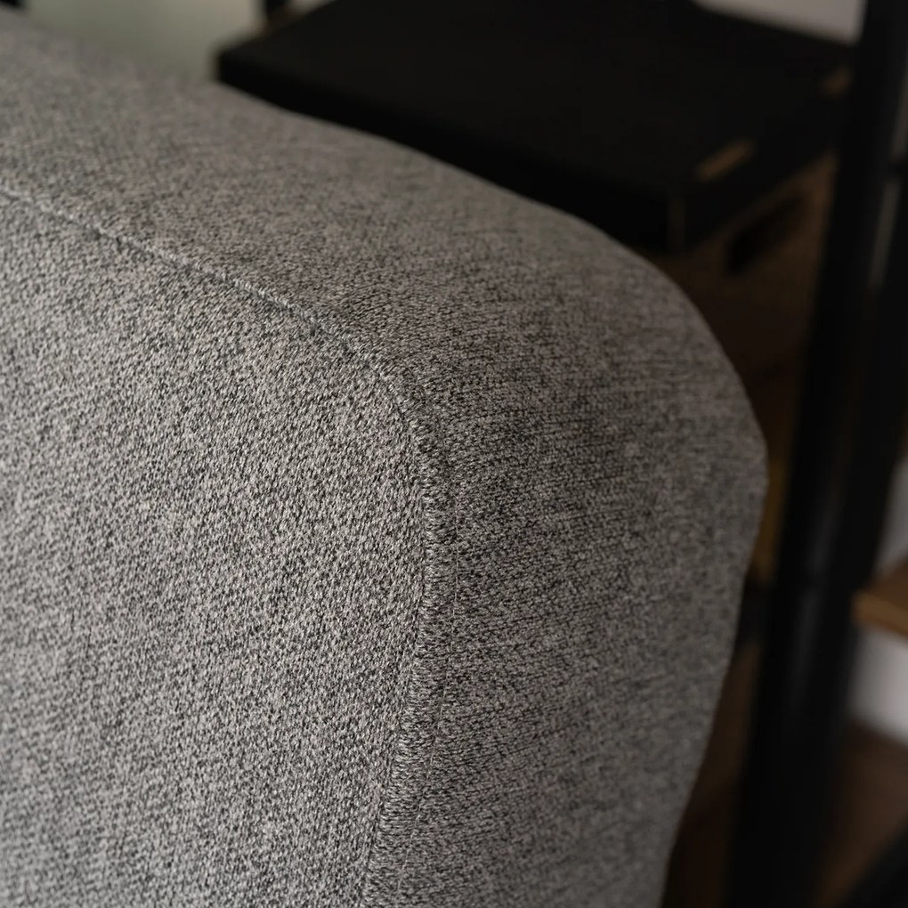 Sofa z Funkcją Spania ARUBA Wersalka Rozkładana Dwuosobowa Szara Nowoczesna do Salonu