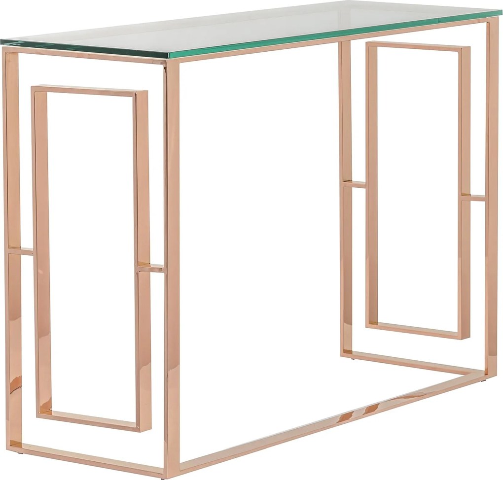 Konsola Eternic rose gold 120x40x80cm