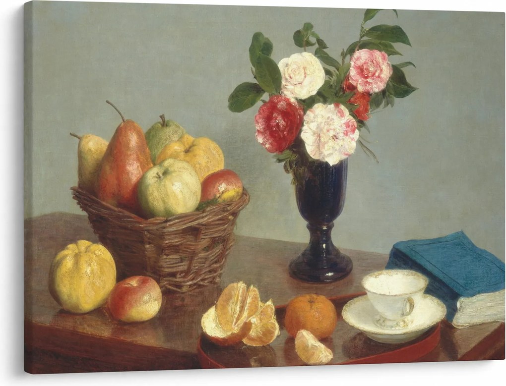 Obraz - Henri Fantin-Latour, Still Life, reprodukcje (70x50 cm)