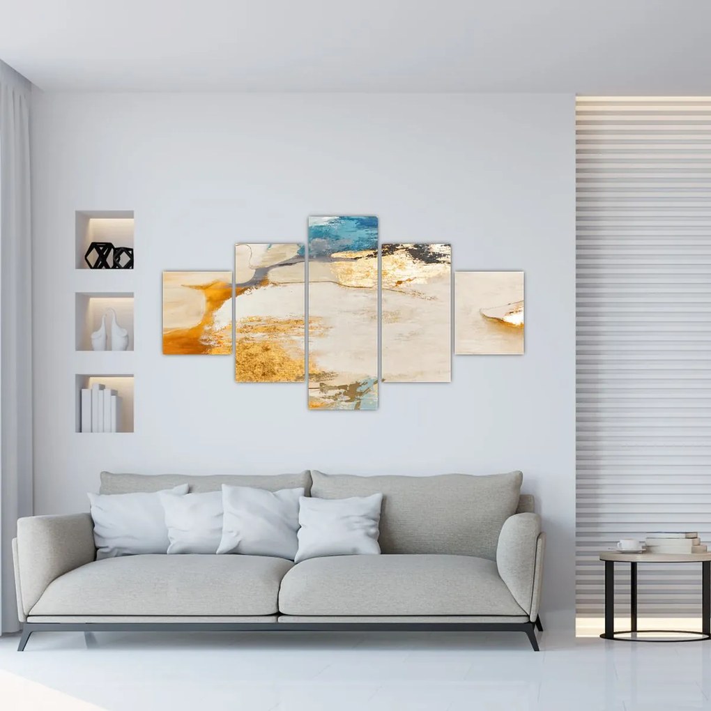 Obraz - Abstrakcja (125x70 cm)