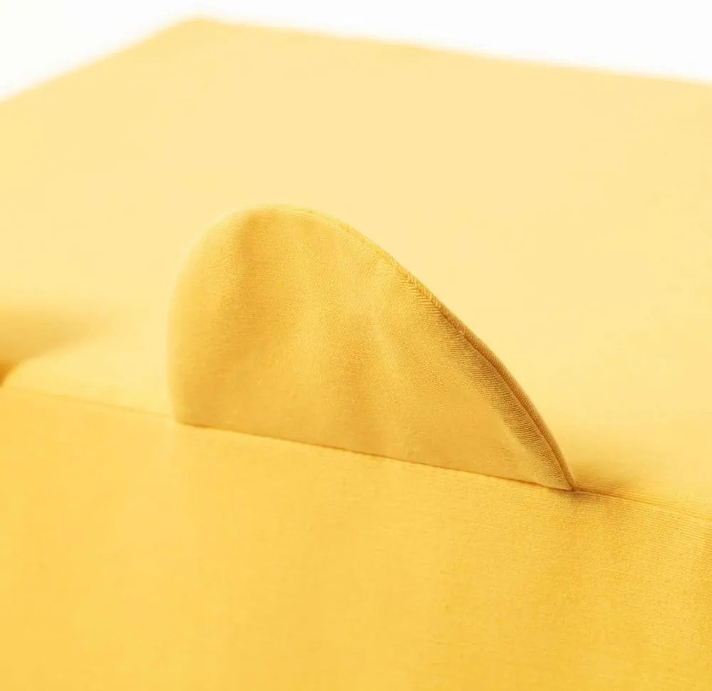 Żółty puf dla dzieci Rainbow Bear – Yellow Tipi