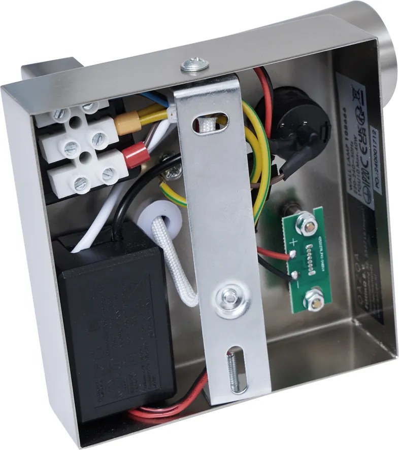 Nowoczesny stalowy kinkiet z USB-C z możliwością regulacji - Rex