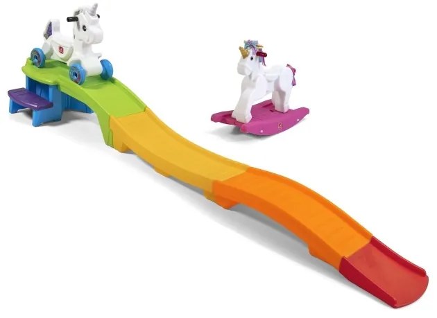 Step2 kolejka górska tor jeździk jednorożec unicorn