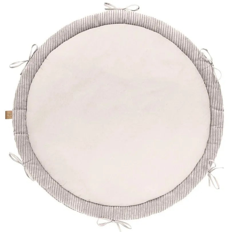 Beżowy kokon dla niemowląt 100x100 cm – Meowbaby