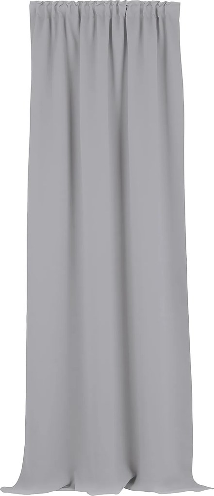 Zasłona zaciemniająca na taśmie marszczącej jasny szary 140 x 280 cm 1 szt.