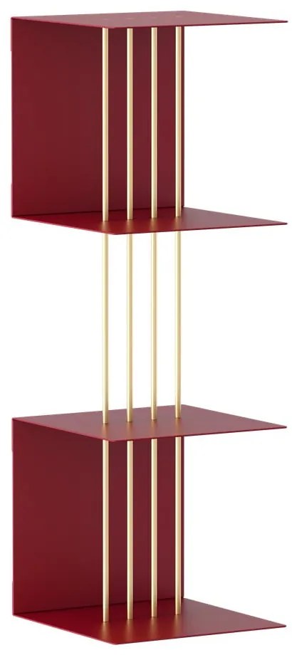 Czerwona metalowa półka Teaser – UMAGE