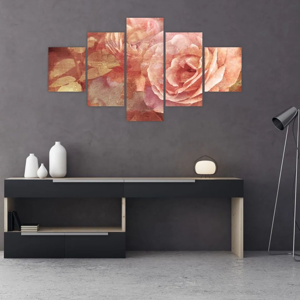Obraz róż (125x70 cm)