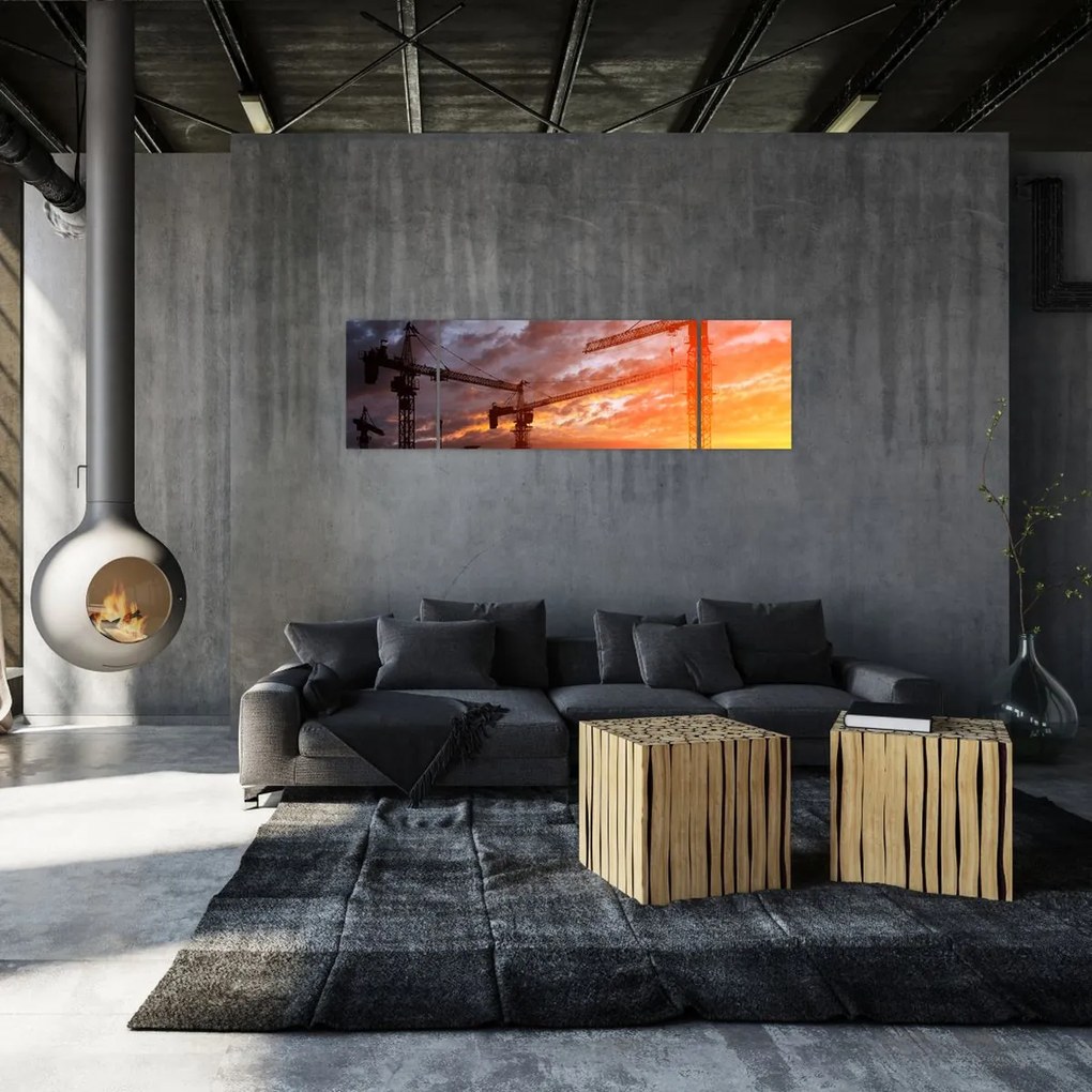 Obraz - Plac budowy (170x50 cm)