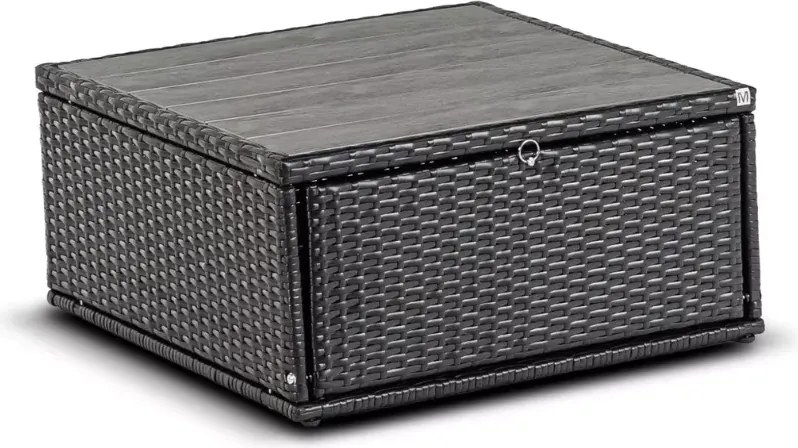 Zestaw mebli ogrodowych Evora technorattan sofa z daszkiem + 2 fotele