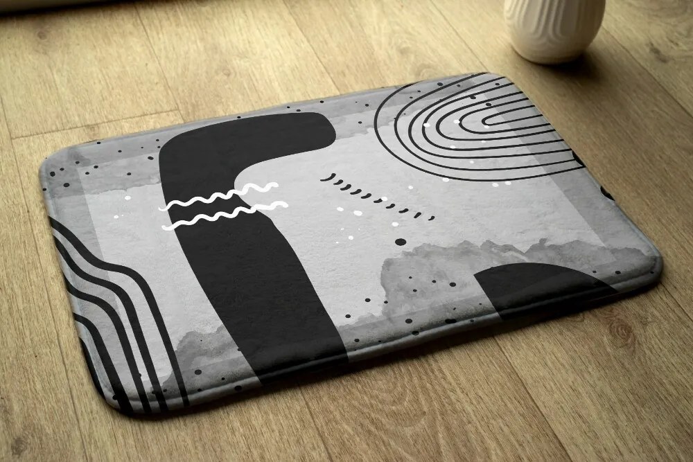 Dywanik łazienkowy Dywanik łazienkowy Geometryczne wzory